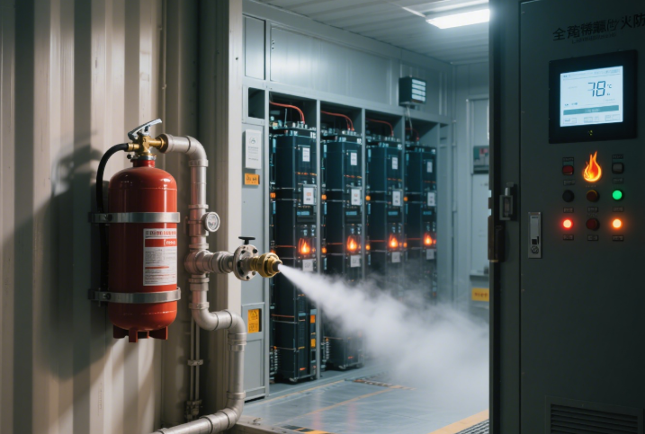 储能消防系统灭火剂选用